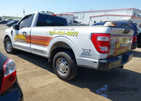 2021 Ford F-150 Xl из США, поврежденный, VIN 1FTMF1CB1MKE34828